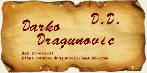Darko Dragunović vizit kartica